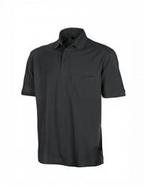 RESULT WORK-GUARD RT312 Apex Pocket Polo Shirt-Black