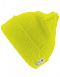 RESULT WINTER ESSENTIALS RC33 Heavyweight Thinsulate™ Woolly Ski Hat-Fluorescent Yellow