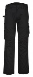 Proste spodnie robocze męskie PORTWEST PW2 PW240-Black/Zoom Grey