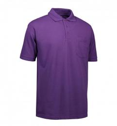Męska koszulka polo PRO WEAR kieszonka 0320-Purple