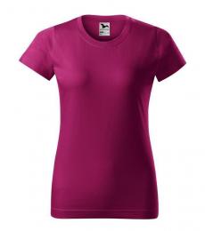 Damski t-shirt koszulka MALFINI Basic 134-fuchsia red