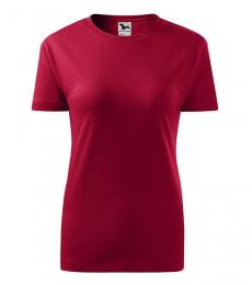 Damski t-shirt koszulka MALFINI Basic 134-marlboro czerwony