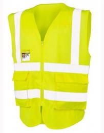 RESULT SAFE-GUARD RT479 Executive Cool Mesh Safety Vest-Fluorescent Yellow