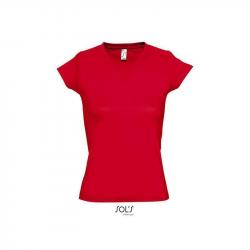 Damska koszulka V-neck SOL'S MOON-Red