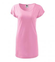 Koszulka/sukienka damska MALFINI Love 123-różowy
