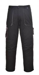 Dwukolorowe spodnie robocze klasyczne PORTWEST Texo TX11-Black Tall
