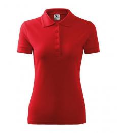Koszulka damska MALFINI Pique Polo 210-czerwony