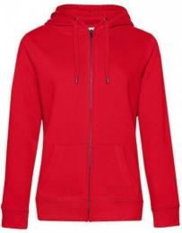 B&C QUEEN Zipped Hood Jacket_°– Red
