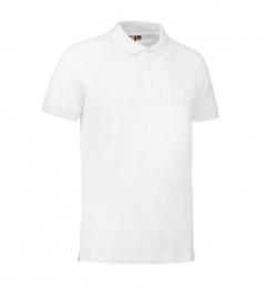 Męska koszulka polo ze stretchem ID 0525-White