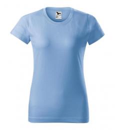 Damski t-shirt koszulka MALFINI Basic 134-błękitny