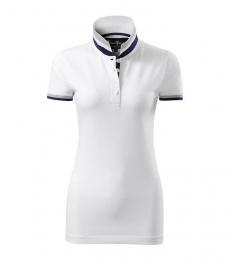 Damska koszulka polo MALFINI PREMIUM Collar Up 257-biały
