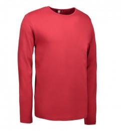 T-shirt unisex ID Interlock długi rękaw 0518-Red