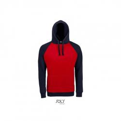 Męska bluza hoodie SOL'S SEATTLE-French navy / Red