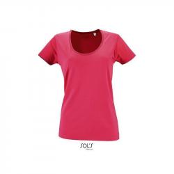 Klasyczna koszulka damska SOL'S METROPOLITAN-Flash pink