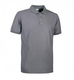 Męska koszulka polo techniczna GEYSER G21006-Silver grey