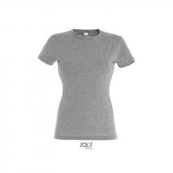 Klasyczna koszulka damska SOL'S MISS-Grey melange