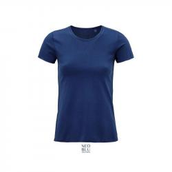 Koszulka damska z bio bawełny NEOBLU LEONARD WOMEN-Deep blue