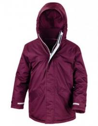 RESULT CORE RT207Y Youth Winter Parka-Burgundy