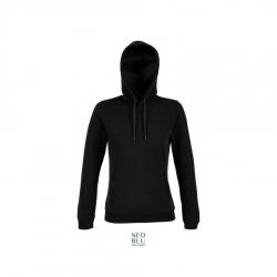 Damska bluza hoodie NEOBLU NICHOLAS WOMEN-Deep black