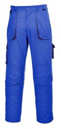 Dwukolorowe spodnie robocze klasyczne PORTWEST Texo TX11-Royal Blue Tall
