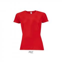Damski t-shirt sportowy SOL'S SPORTY WOMEN-Red