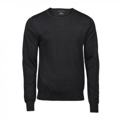 TEE JAYS Men´s Crew Neck Sweater TJ6000-Black