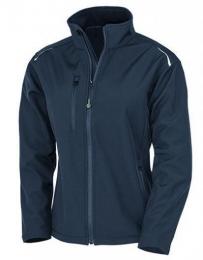 RESULT GENUINE RECYCLED RT900F Women´s Recycled 3-Layer Printable Softshell Jacket-Navy