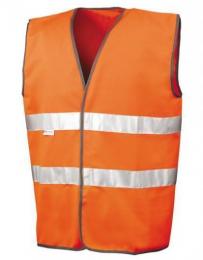 RESULT SAFE-GUARD RT211 Motorist Safety Vest-Fluorescent Orange