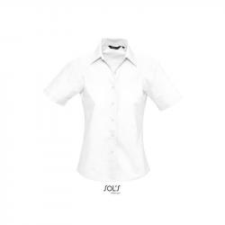 Damska koszula z krótkim rękawem SOL'S ELITE-White