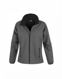 RESULT CORE RT231F Women´s Printable Soft Shell Jacket-Charcoal/Black