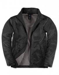 B&C Men´s Jacket Multi-Active– Black/Warm Grey