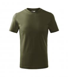 Koszulka dziecięca MALFINI Basic 138-military