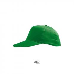 5-panelowa czapka z daszkiem SOL'S SUNNY KIDS-Kelly green