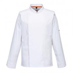Bluza dla gastronomii PORTWEST Stretch MeshAir Pro C846-White