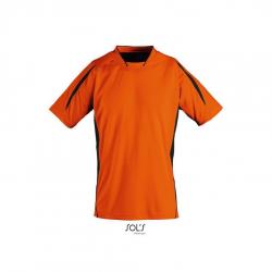 Męska koszulka sportowa SOL'S MARACANA 2 SSL-Orange / Black