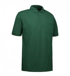 Męska koszulka polo PRO WEAR kieszonka 0320-Bottle green