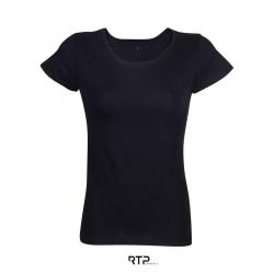 Damska koszulka RTP APPAREL TEMPO 145 WOMEN-Deep black