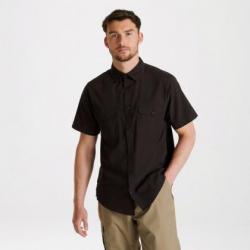 Craghoppers Expert Kiwi Short Sleeved Shirt-Black
