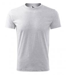 Męska koszulka MALFINI Classic New 132-jasnoszary melanż