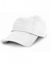 RESULT HEADWEAR RH18J Junior Low Profile Cotton Cap-White