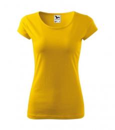 Koszulka damska MALFINI Pure 122-żółty