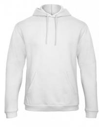 B&C ID.203 50/50 Hooded Sweatshirt– White