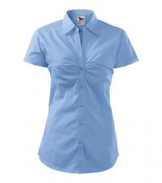 Damska koszula z krótkim rękawem MALFINI Chic 214-błękitny