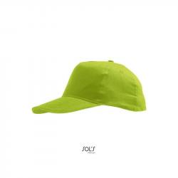 5-panelowa czapka z daszkiem SOL'S SUNNY KIDS-Apple green