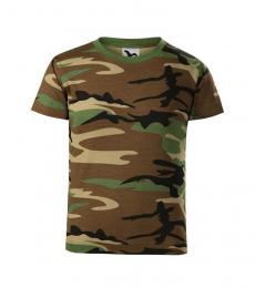 Dziecięca koszulka MALFINI Camouflage 149-camouflage brown