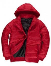 B&C Men´s Jacket Superhood– Red/Black