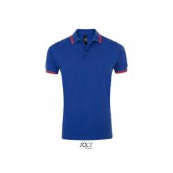 Męska koszulka polo SOL'S PASADENA MEN-Royal blue / Neon coral