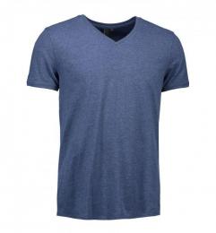 T-shirt męski ID CORE V-neck 0542-Blue melange