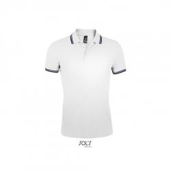 Męska koszulka polo SOL'S PASADENA MEN-White / Navy