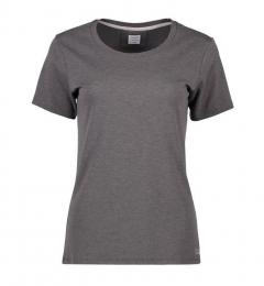 Damski t-shirt premium SEVEN SEAS O neck S630 - Dark grey melange